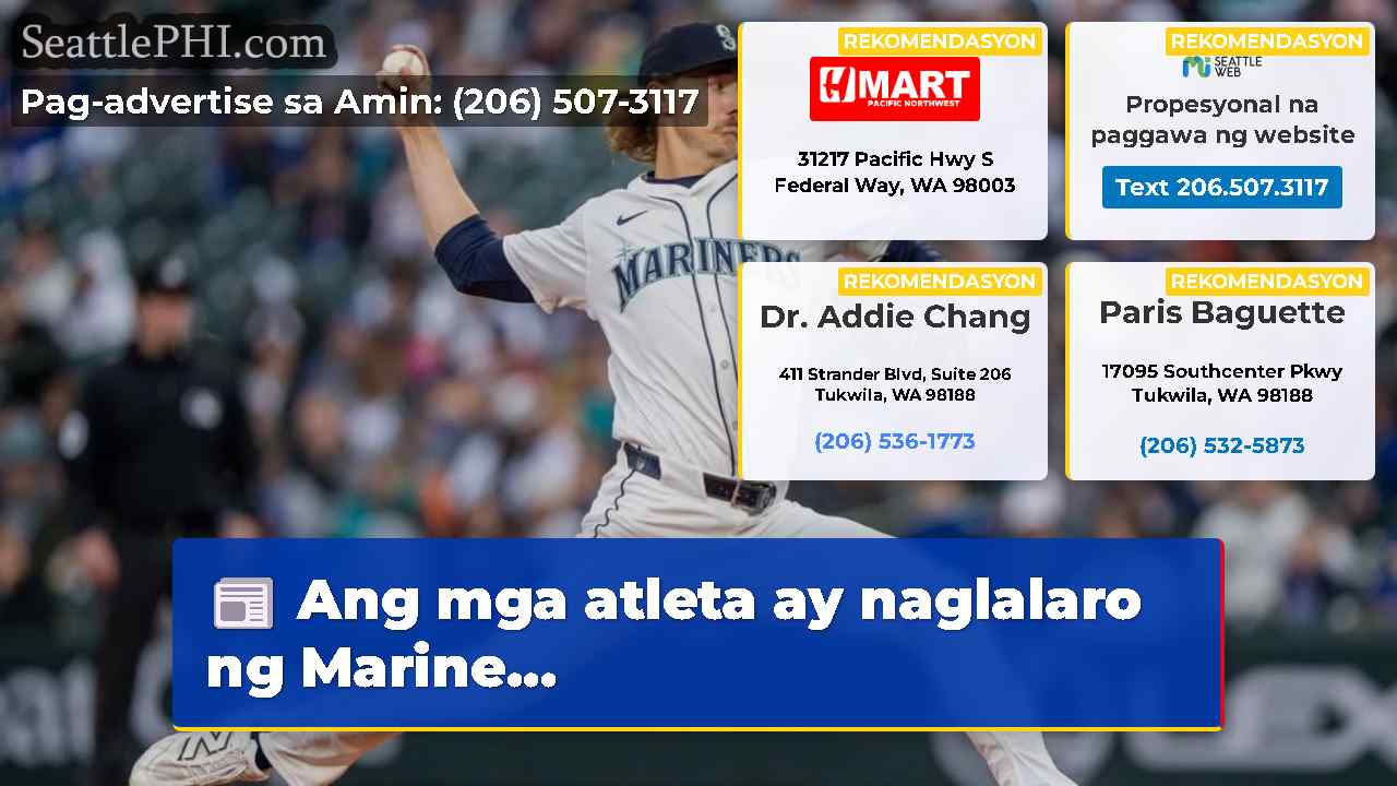 Ang mga atleta ay naglalaro ng Marine...