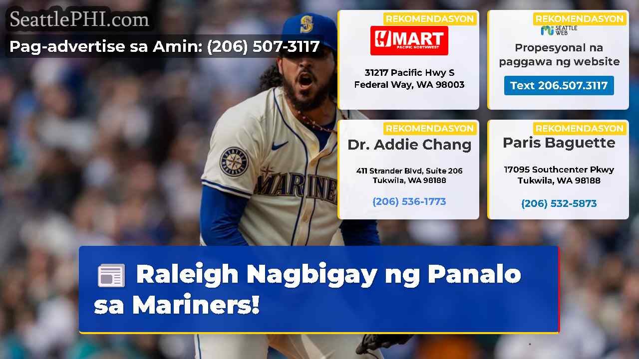 Raleigh Nagbigay ng Panalo sa Mariners!