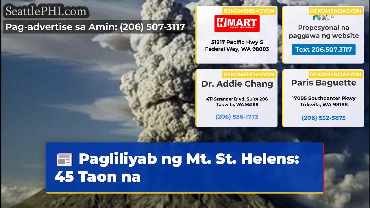 Pagliliyab ng Mt. St. Helens: 45 Taon na