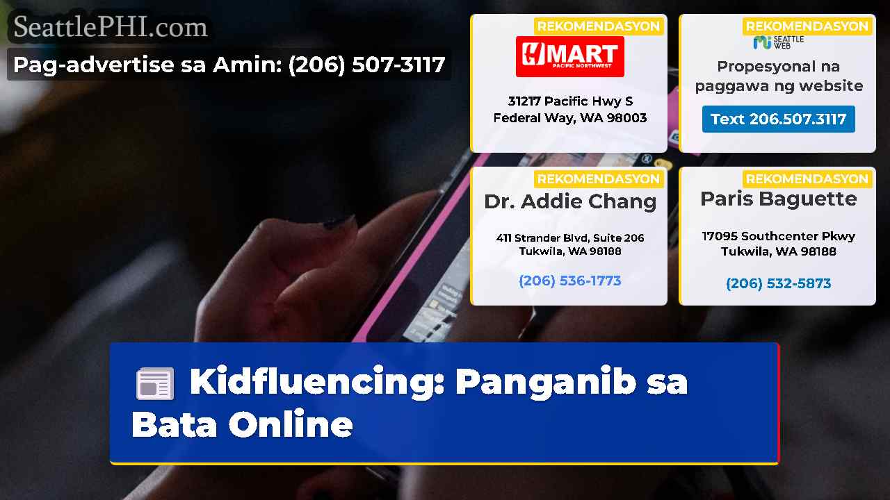 Kidfluencing: Panganib sa Bata Online