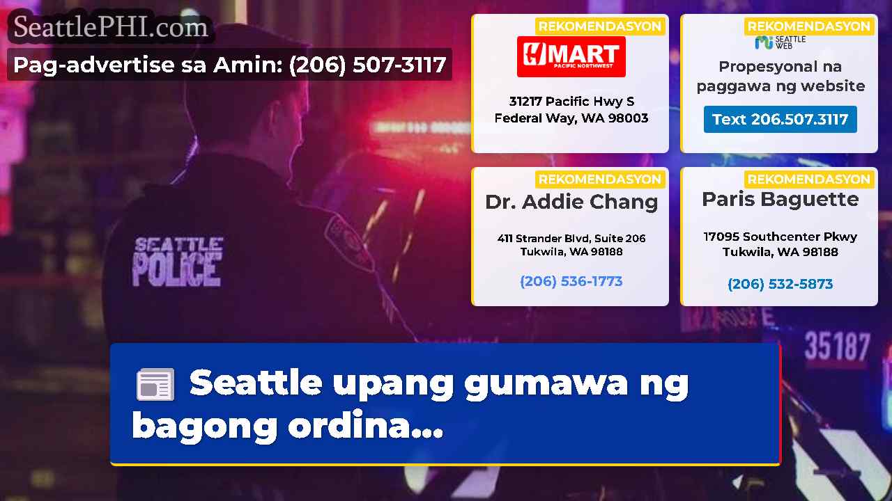 balita sa Seattle SeattlePHI