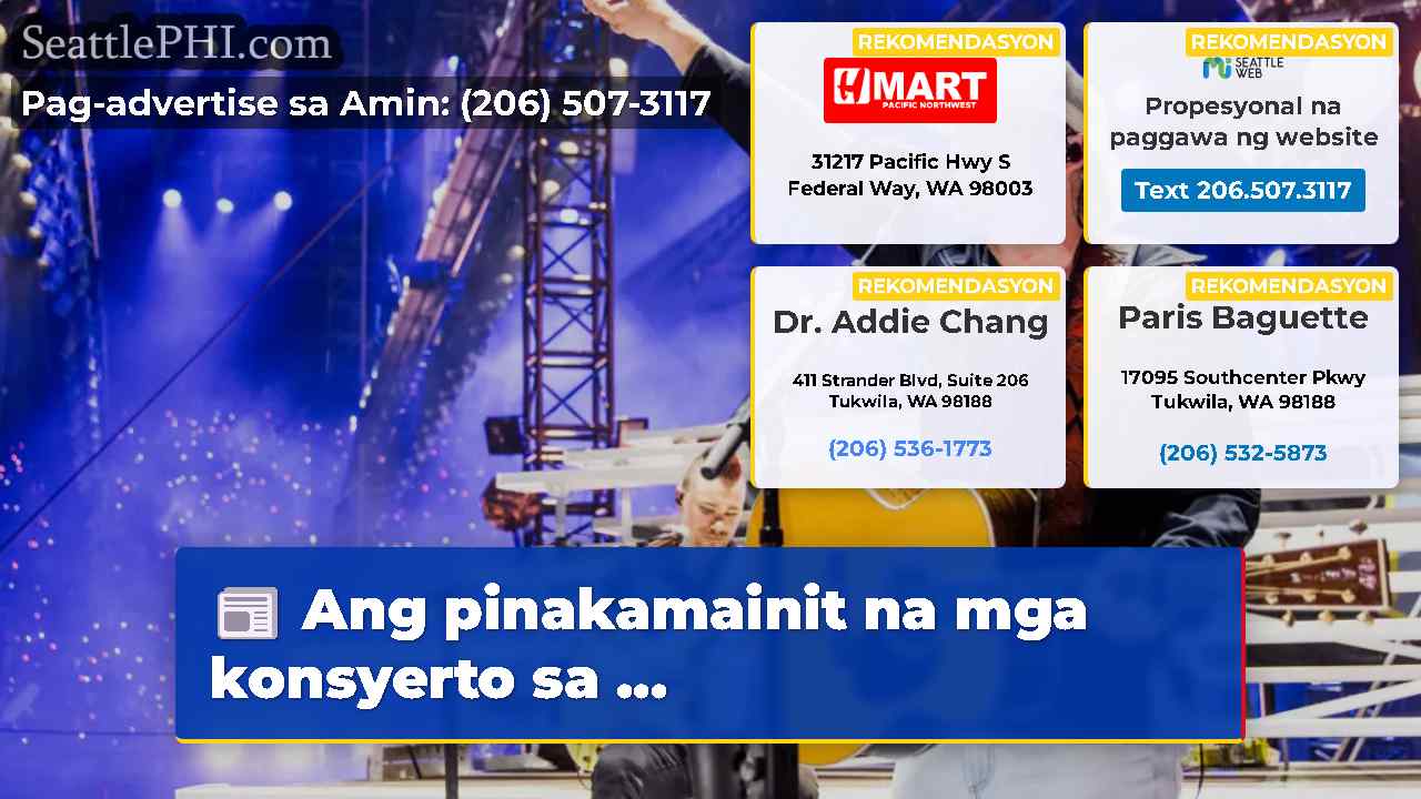 Ang pinakamainit na mga konsyerto sa …