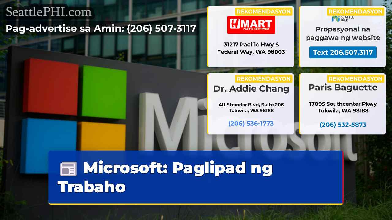 balita sa Seattle SeattlePHI