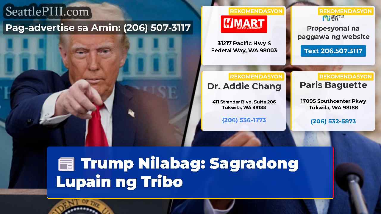 Trump Nilabag: Sagradong Lupain ng Tribo
