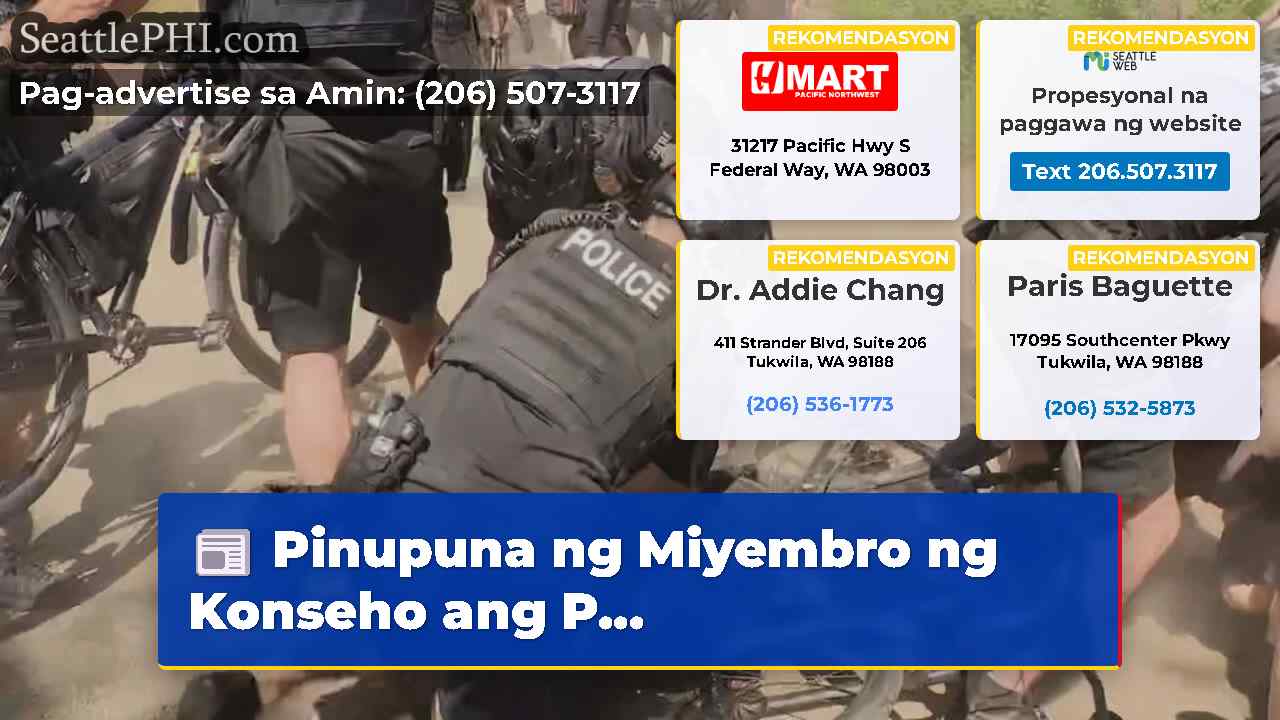 Pinupuna ng Miyembro ng Konseho ang P...