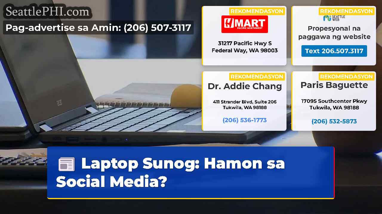 Laptop Sunog: Hamon sa Social Media?
