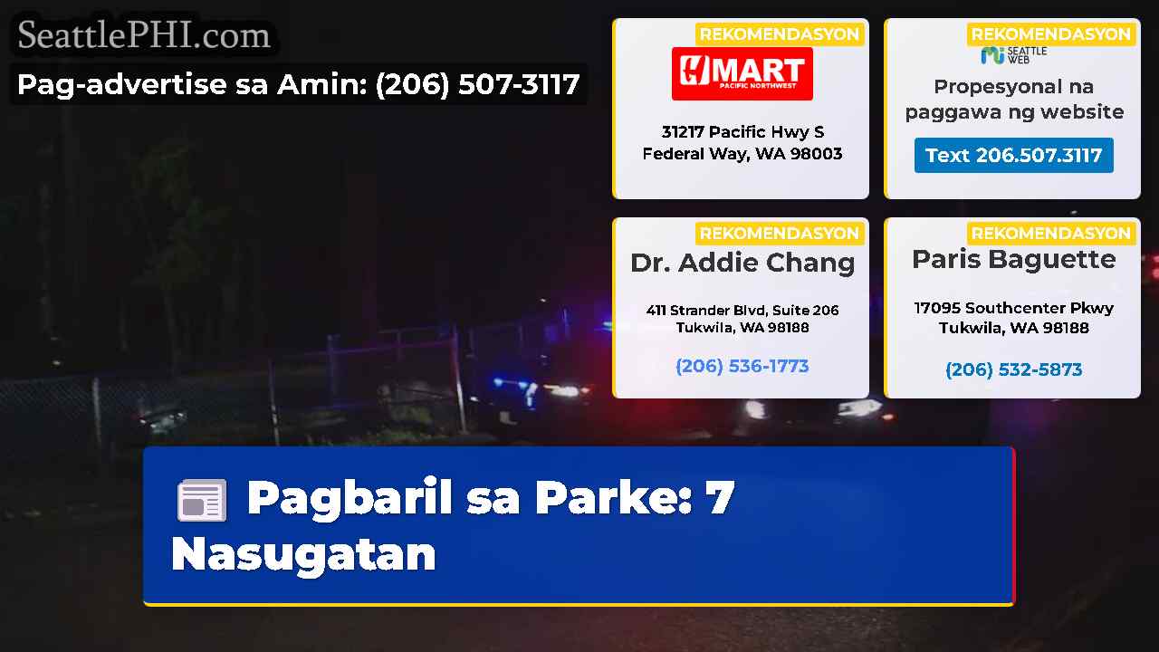 Pagbaril sa Parke: 7 Nasugatan
