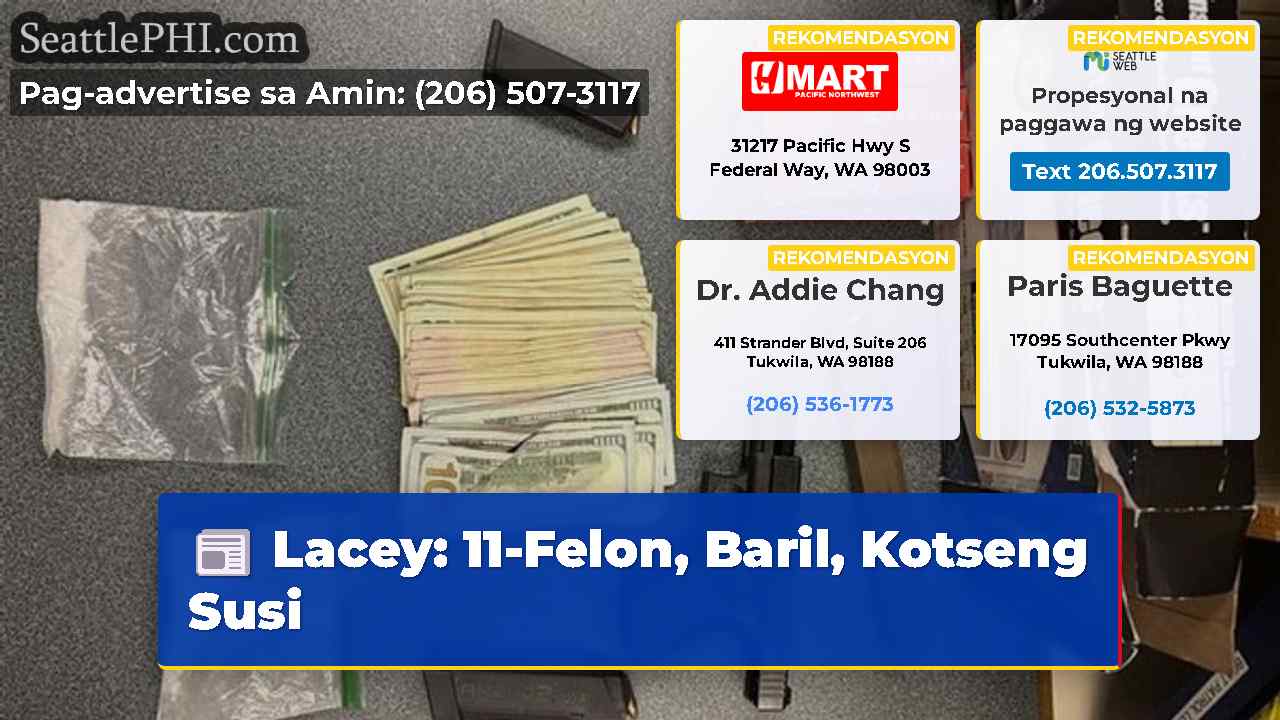 Lacey: 11-Felon, Baril, Kotseng Susi