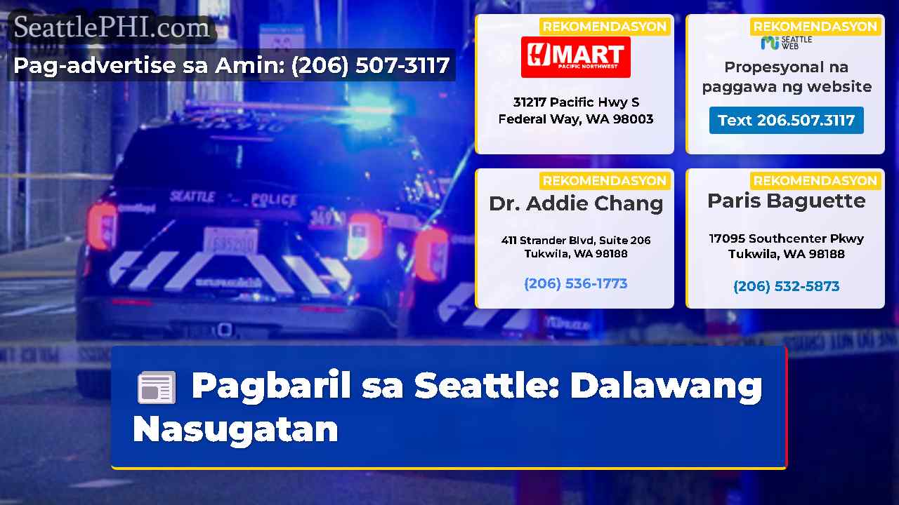 Pagbaril sa Seattle: Dalawang Nasugatan