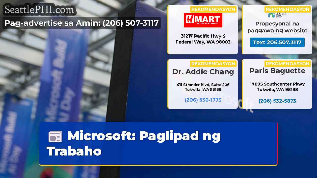 balita sa Seattle SeattlePHI