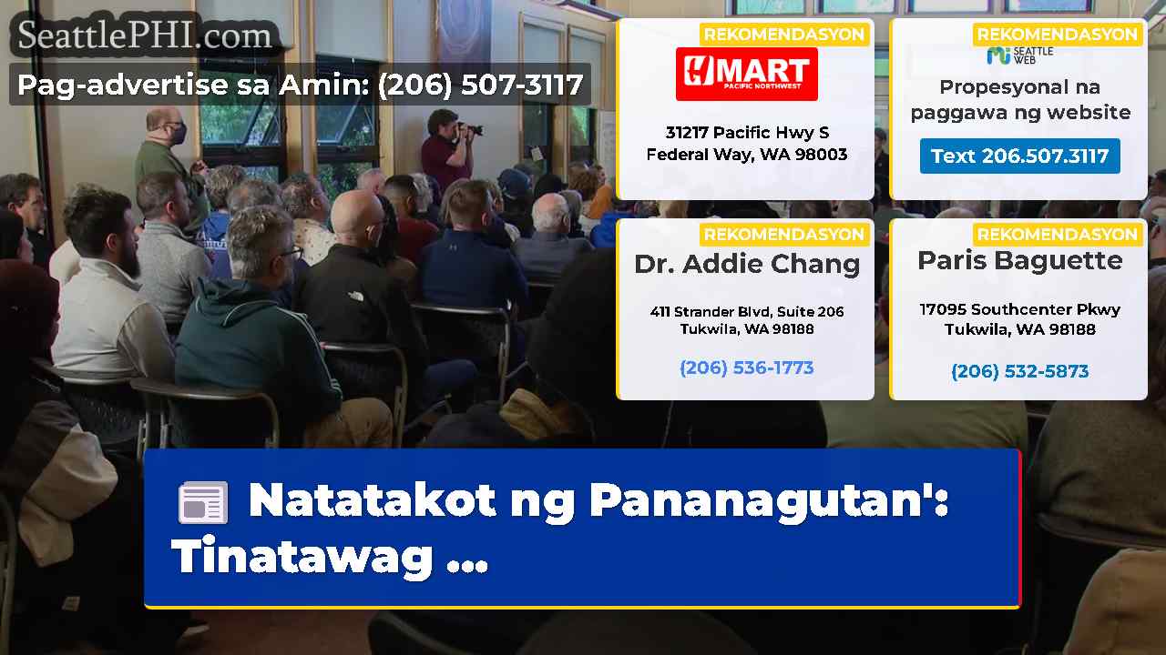 Natatakot ng Pananagutan Tinatawag …