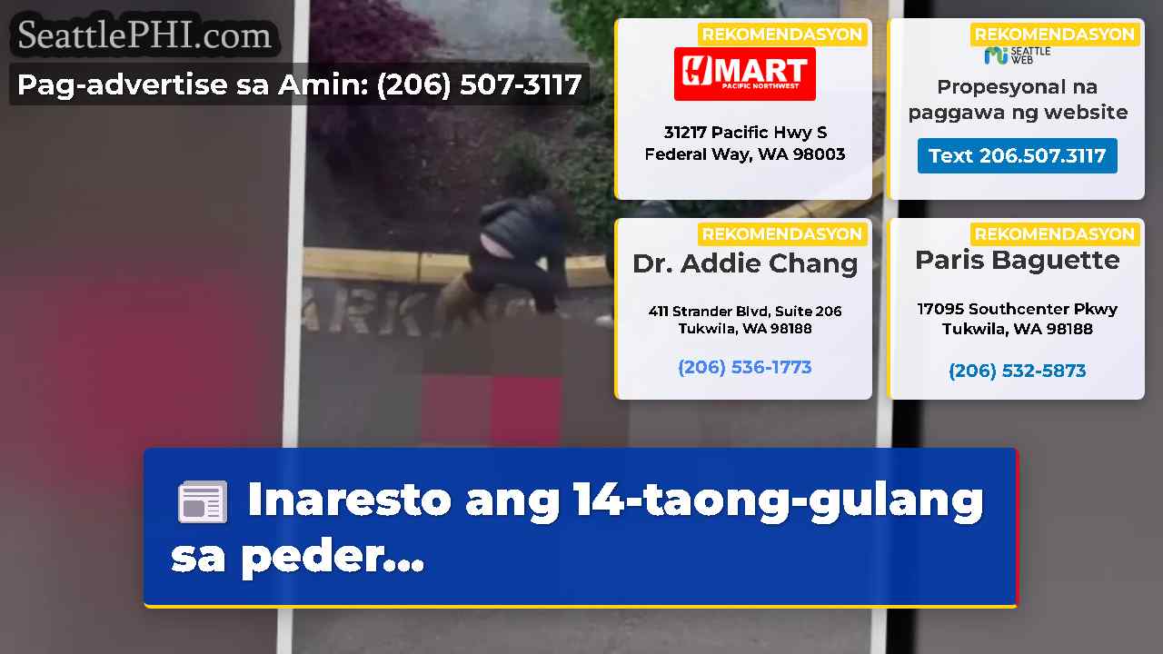 Inaresto ang 14-taong-gulang sa peder...