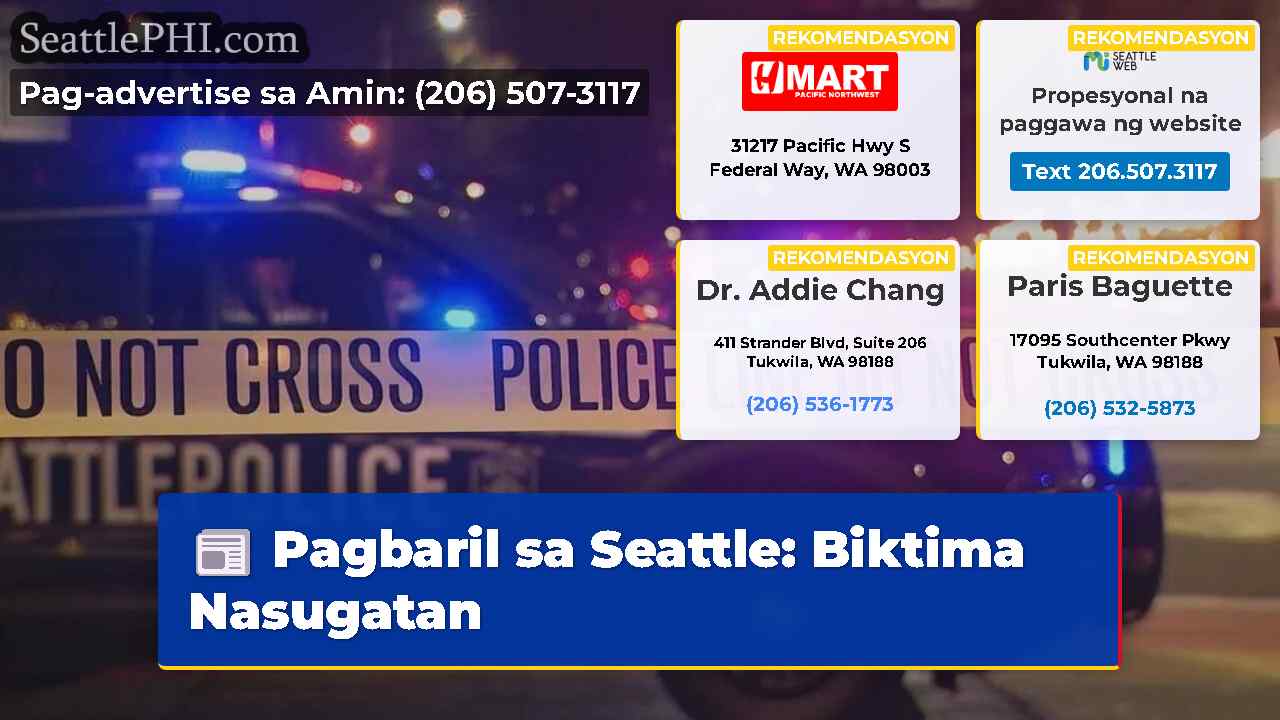 Pagbaril sa Seattle: Biktima Nasugatan