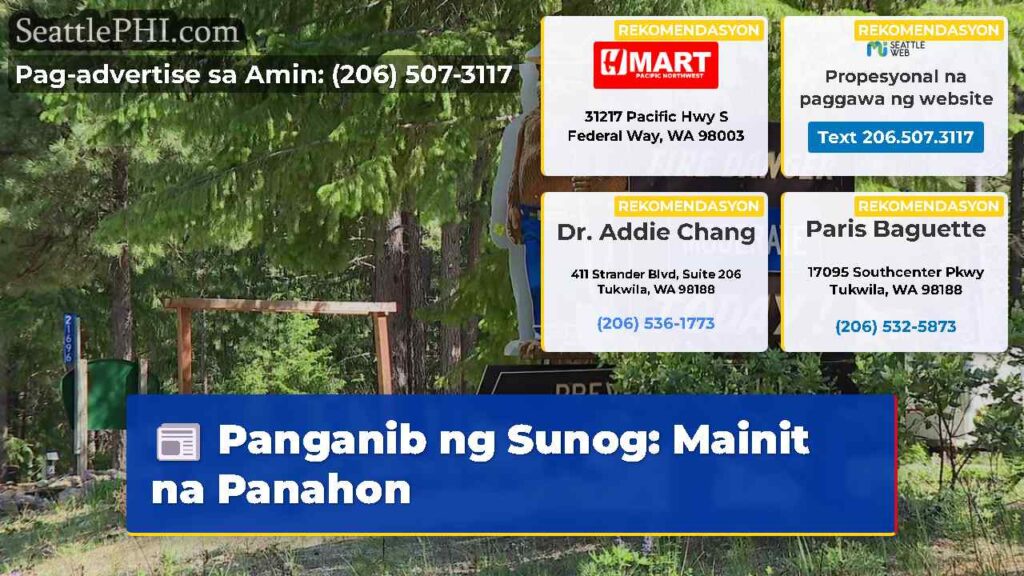 Panganib ng Sunog: Mainit na Panahon
