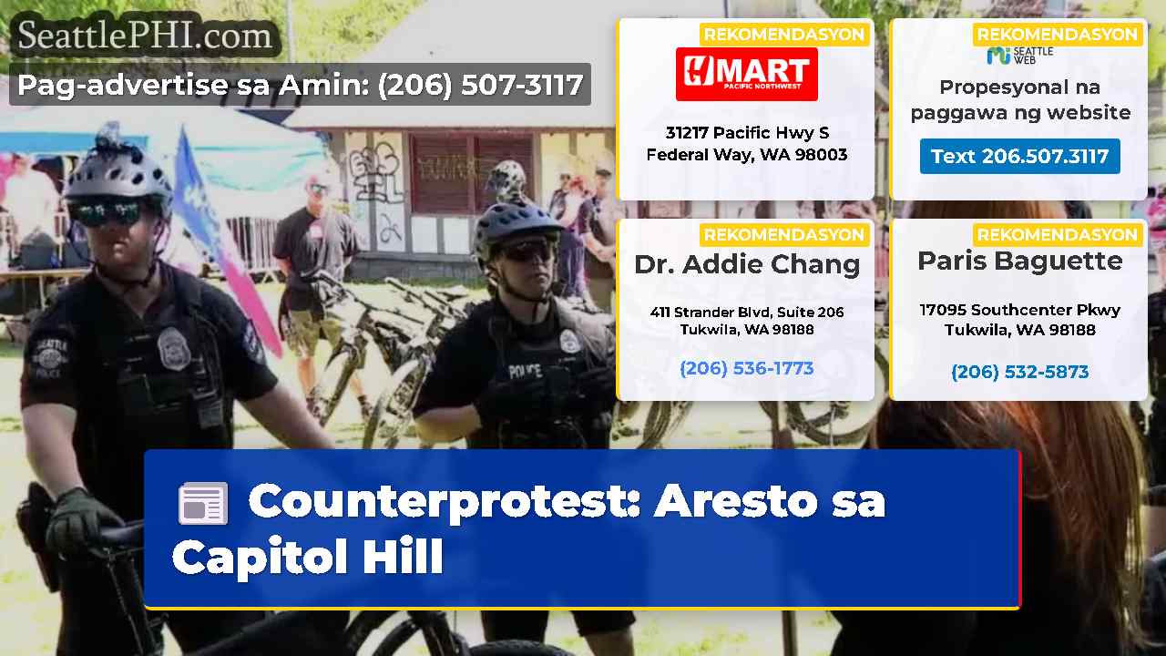 Counterprotest: Aresto sa Capitol Hill