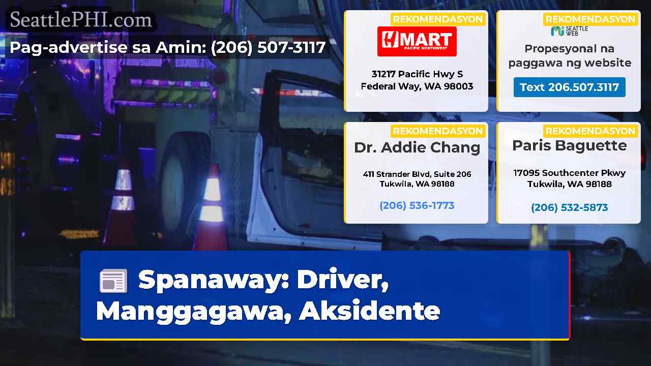 Spanaway: Driver, Manggagawa, Aksidente