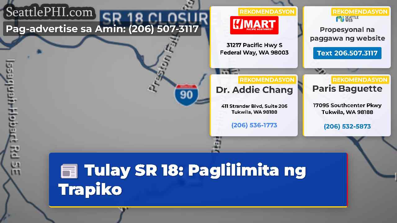 Tulay SR 18: Paglilimita ng Trapiko