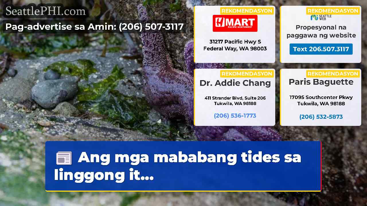Ang mga mababang tides sa linggong it...