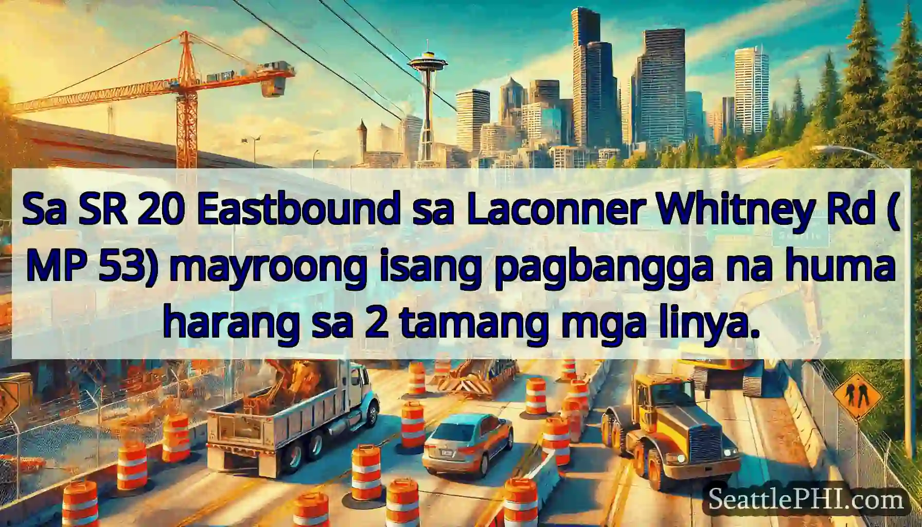 Sa SR 20 Eastbound sa Laconner Whitney Rd (MP 53)