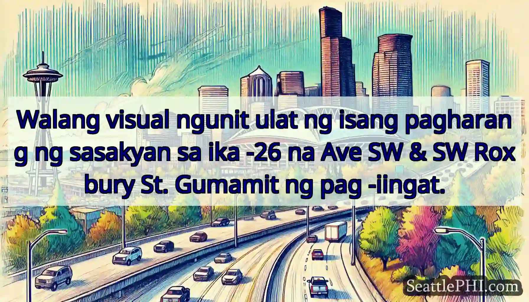 Walang visual ngunit ulat ng isang pagharang ng