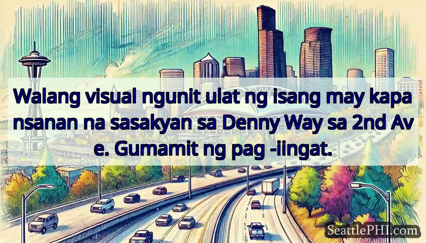 Walang visual ngunit ulat ng isang may kapansanan
