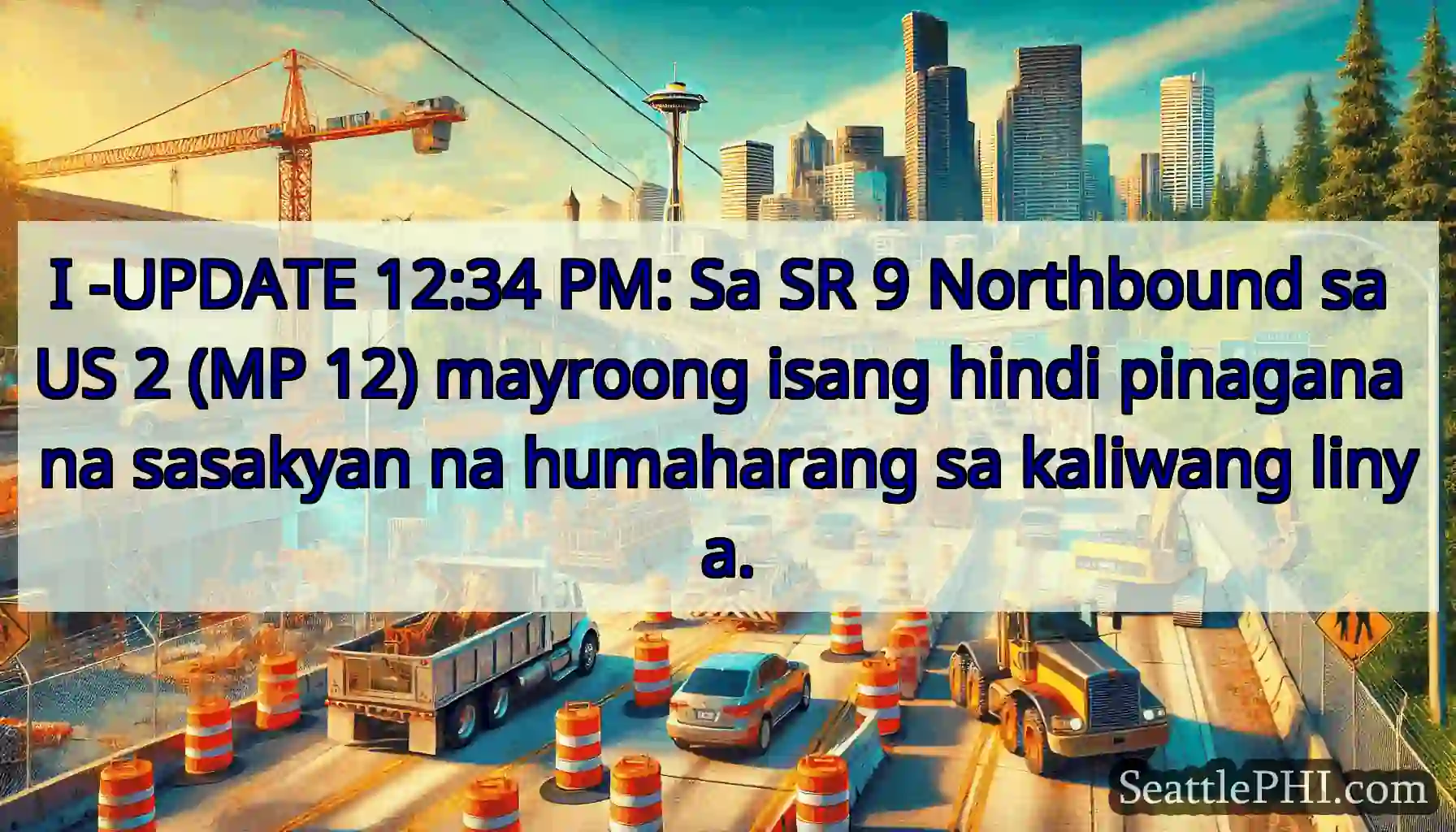 I -UPDATE 12:34 PM: Sa SR 9 Northbound sa US 2