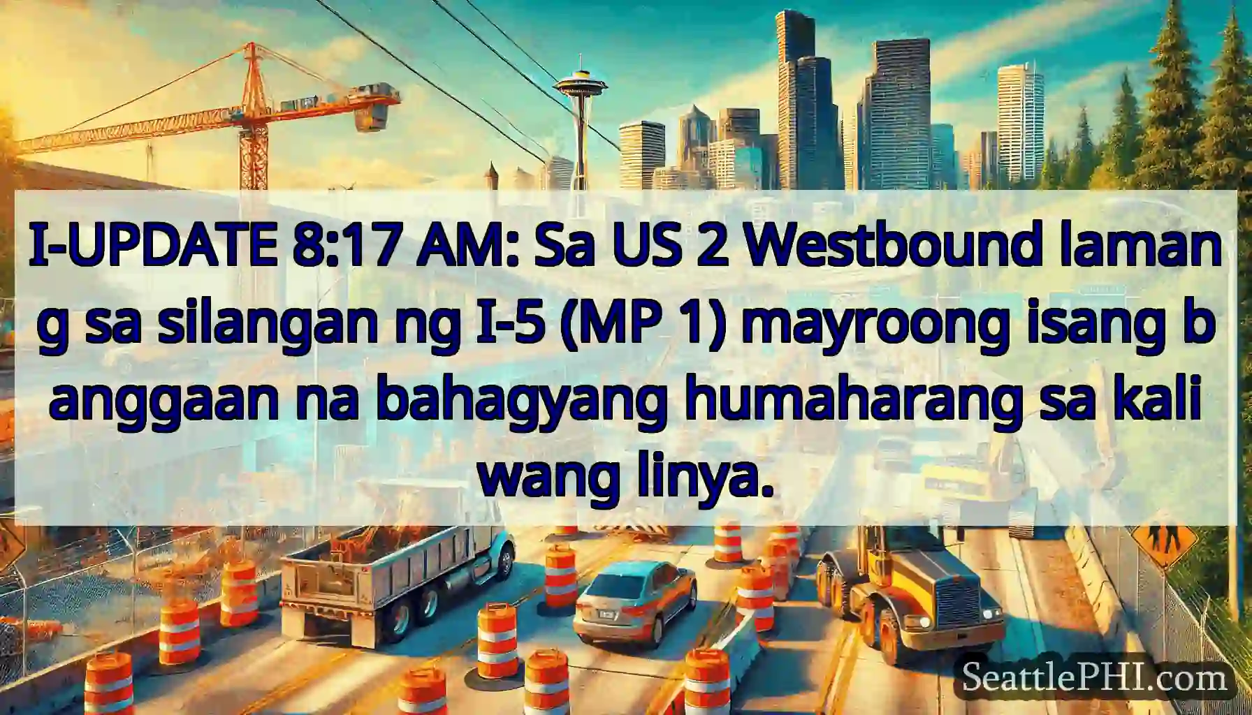 I-UPDATE 8:17 AM: Sa US 2 Westbound lamang sa