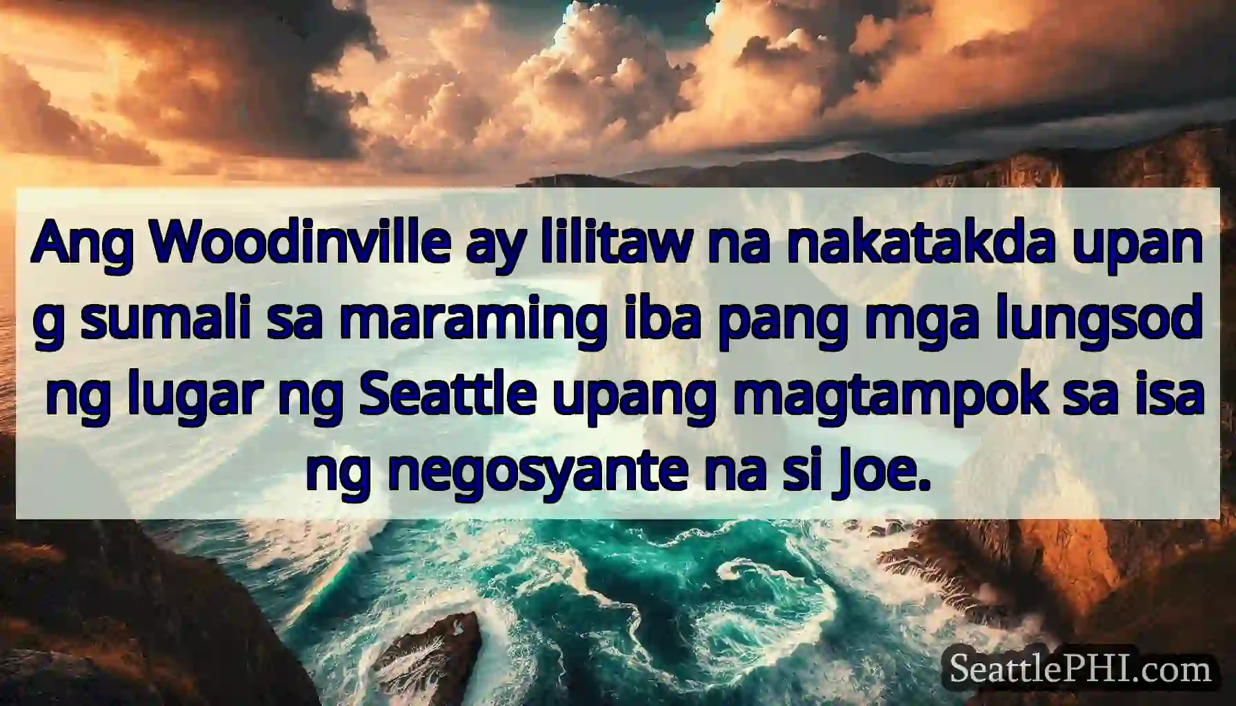 Ang Woodinville ay lilitaw na nakatakda upang