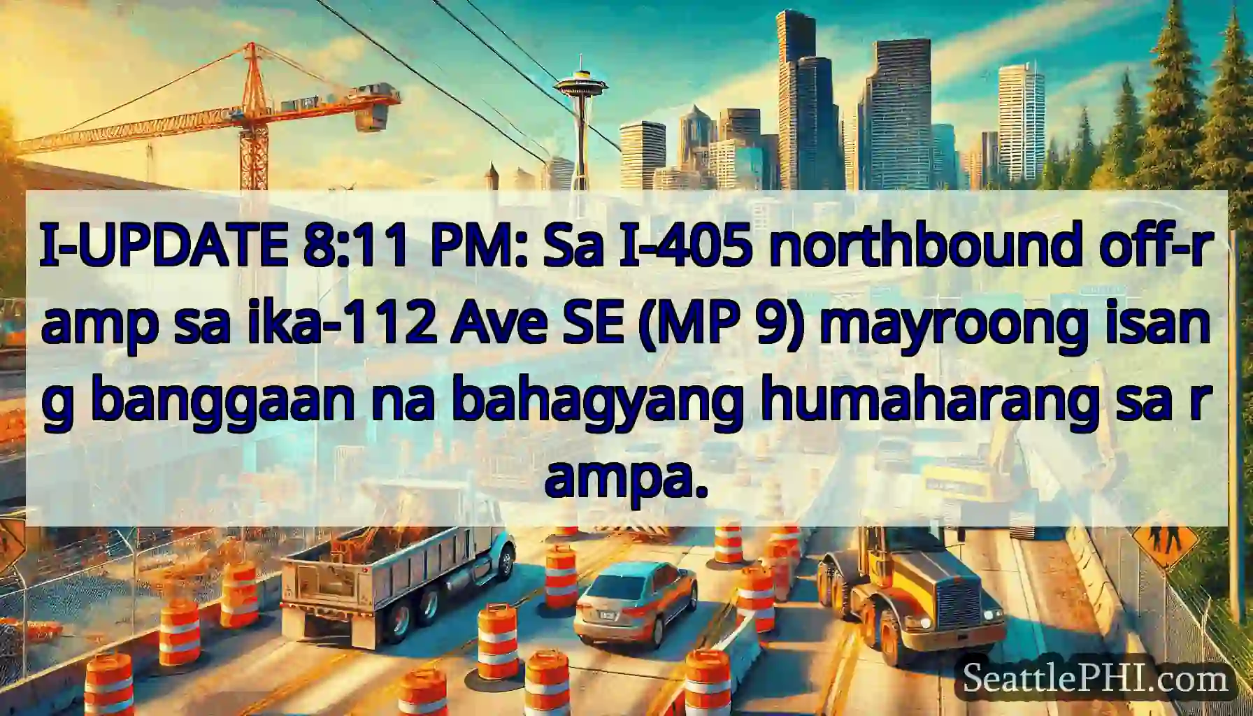 I-UPDATE 8:11 PM: Sa I-405 northbound off-ramp sa