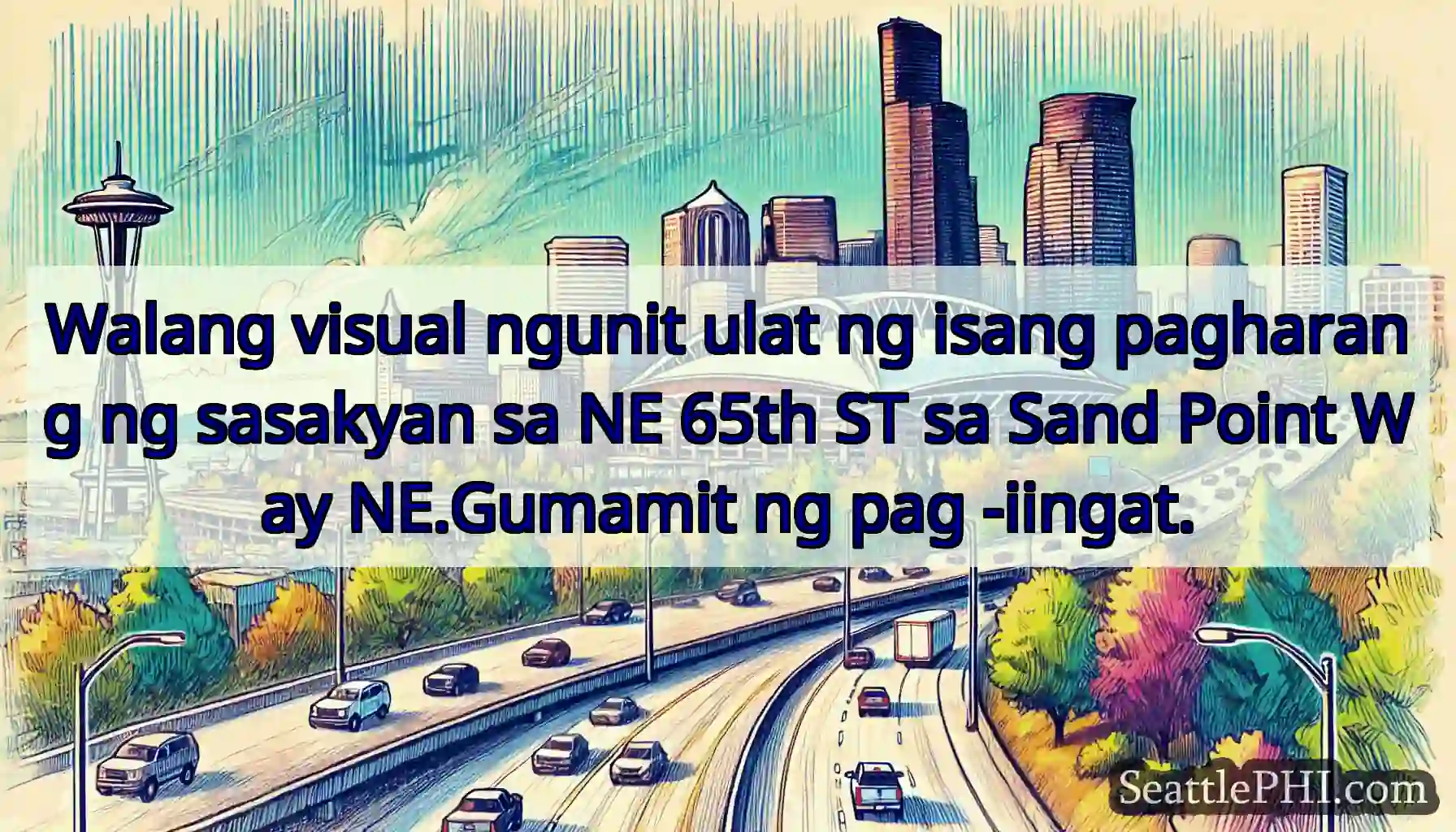 Walang visual ngunit ulat ng isang pagharang ng
