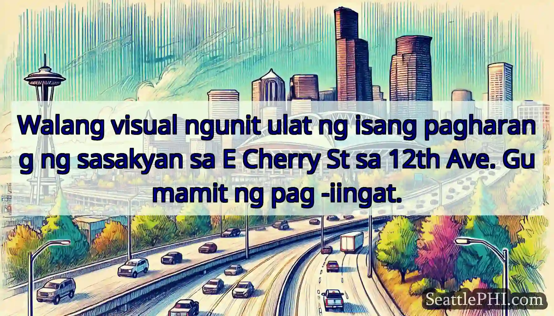 Walang visual ngunit ulat ng isang pagharang ng