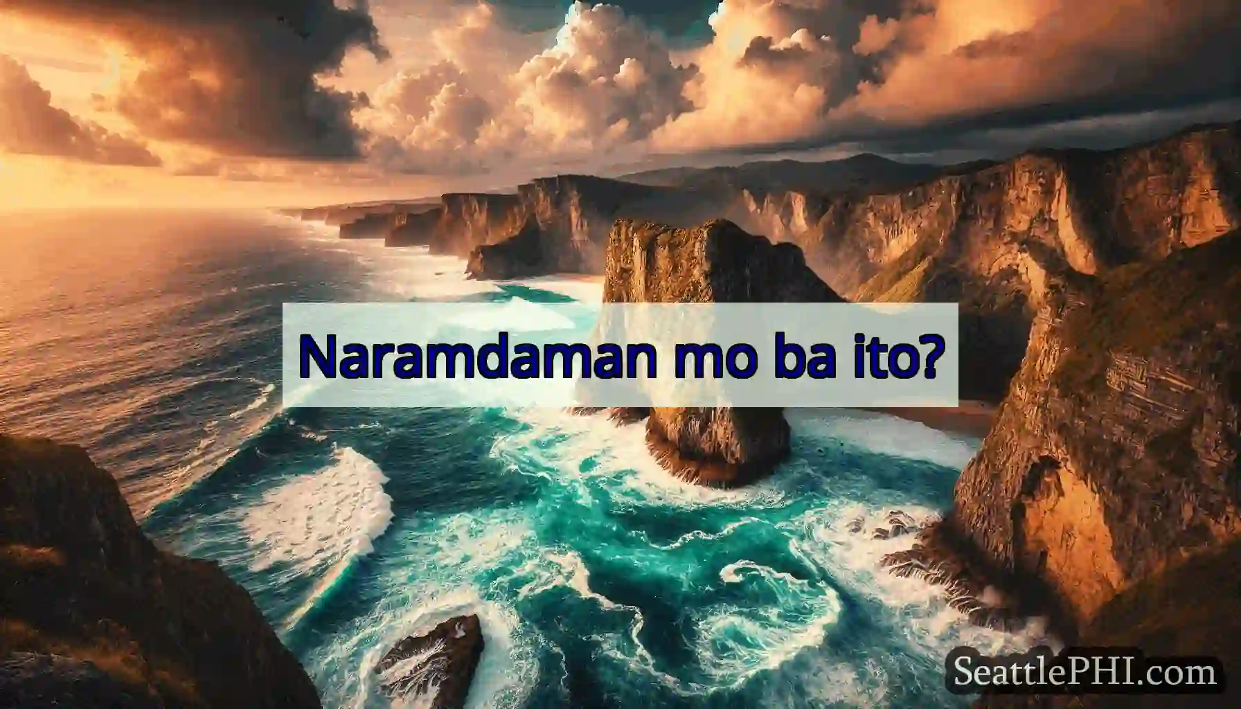 Naramdaman mo ba ito?