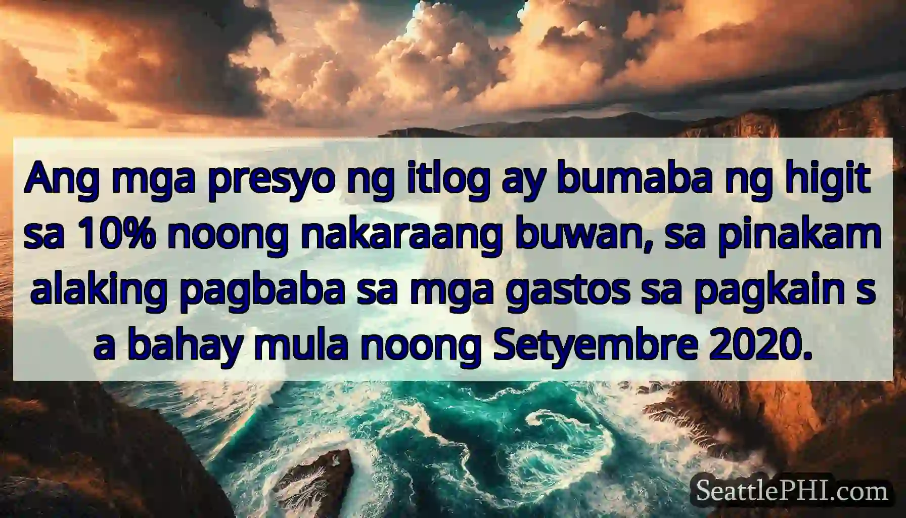 Ang mga presyo ng itlog ay bumaba ng higit sa 10%