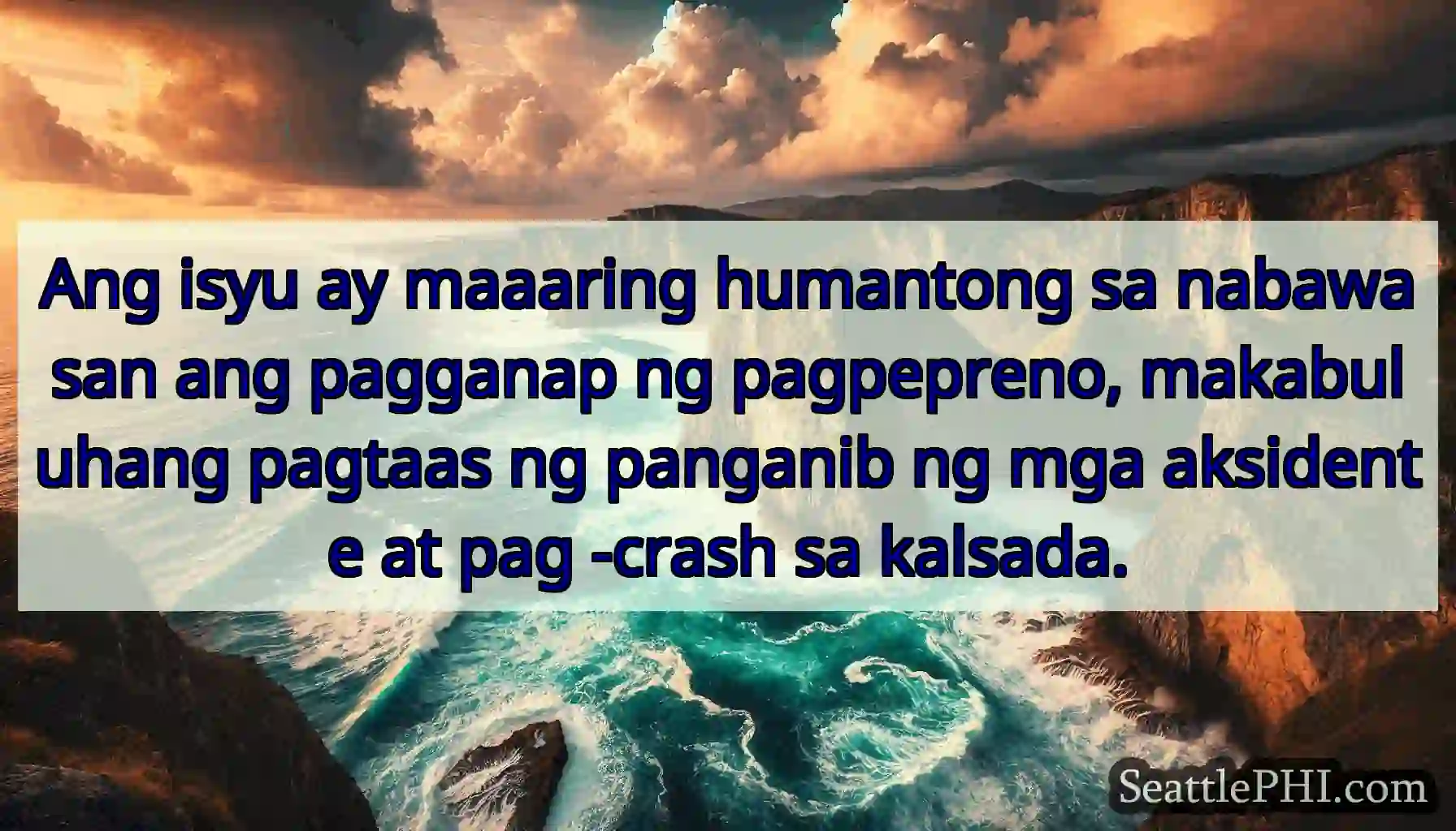 Ang isyu ay maaaring humantong sa nabawasan ang