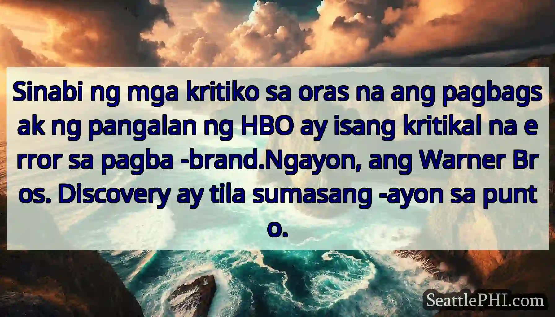 Sinabi ng mga kritiko sa oras na ang pagbagsak ng