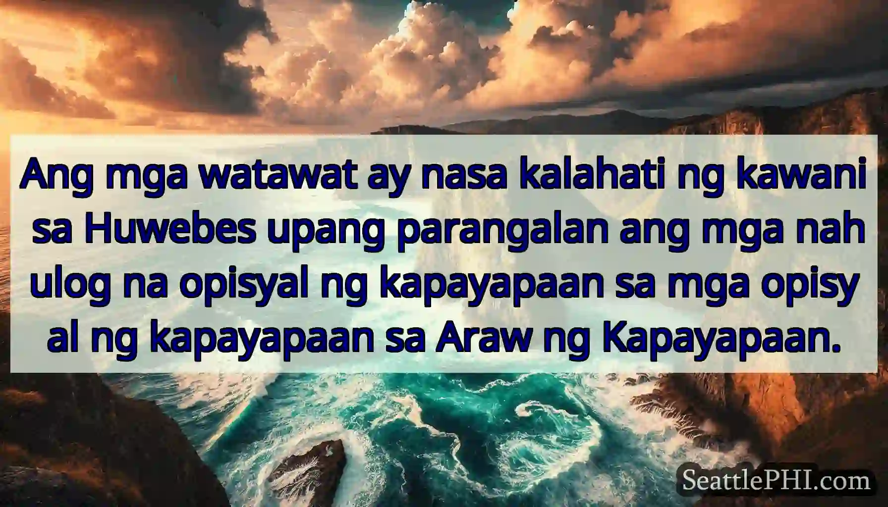 Ang mga watawat ay nasa kalahati ng kawani sa