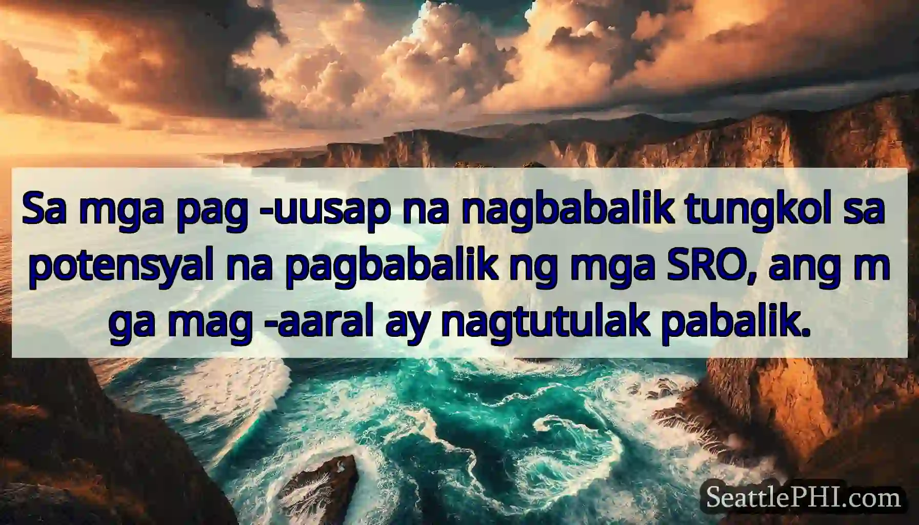 Sa mga pag -uusap na nagbabalik tungkol sa