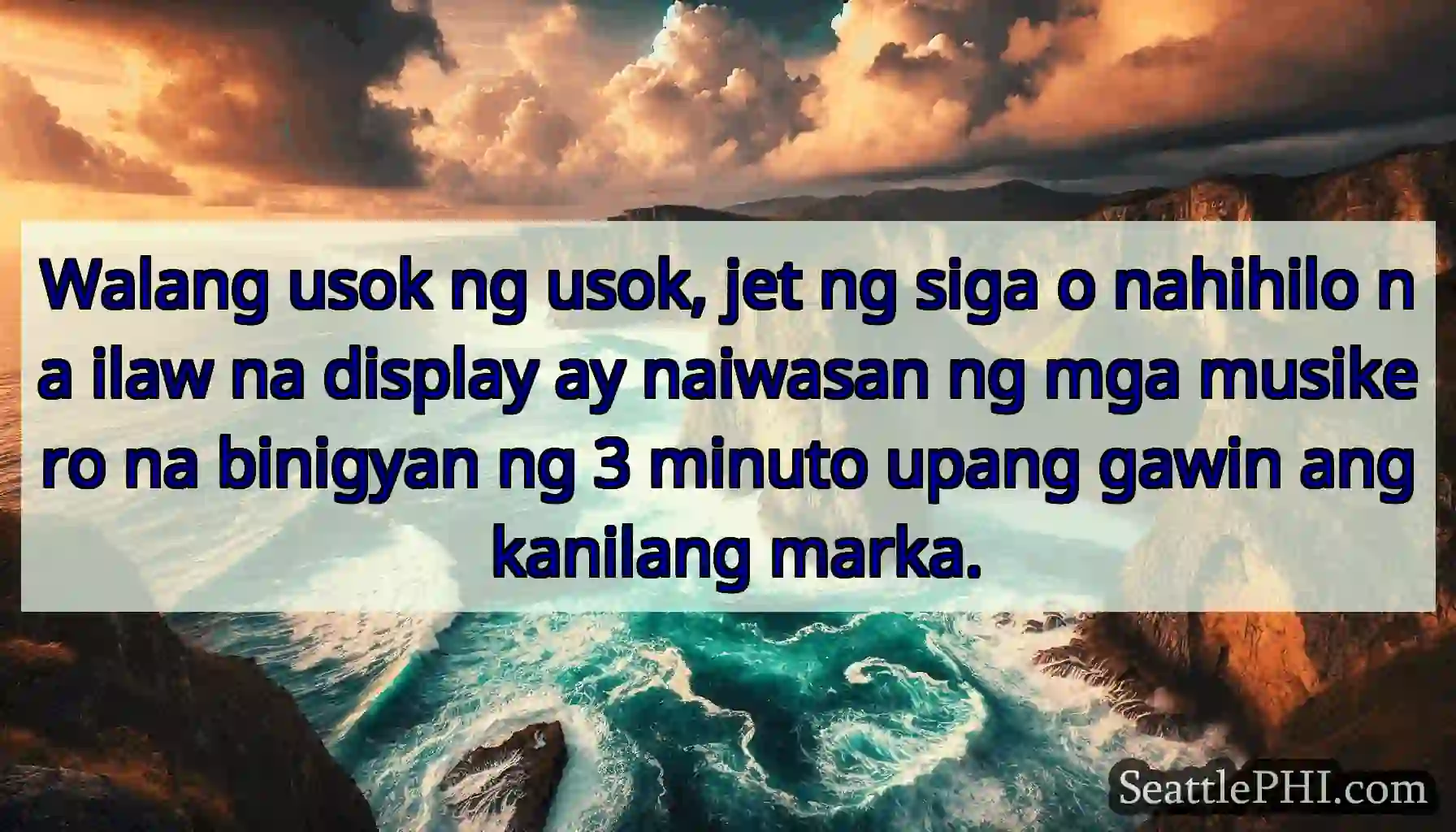 Walang usok ng usok, jet ng siga o nahihilo na