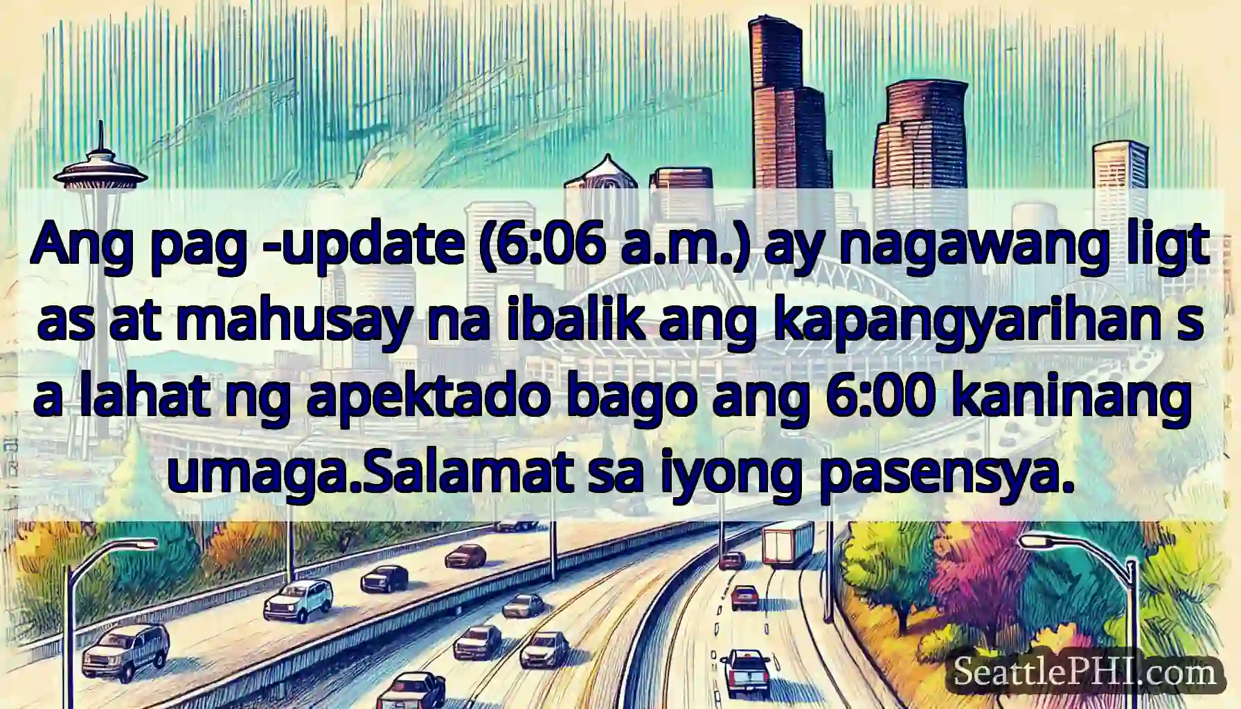 Ang pag -update (6:06 a.m.) ay nagawang ligtas at