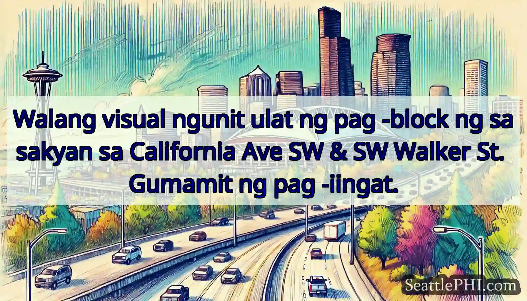 Walang visual ngunit ulat ng pag -block ng