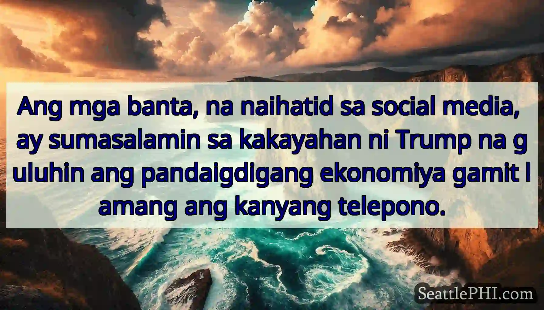 Ang mga banta, na naihatid sa social media, ay