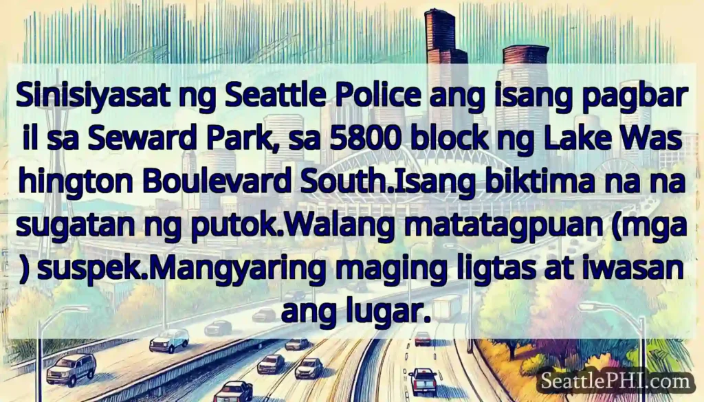 Sinisiyasat ng Seattle Police ang isang pagbaril