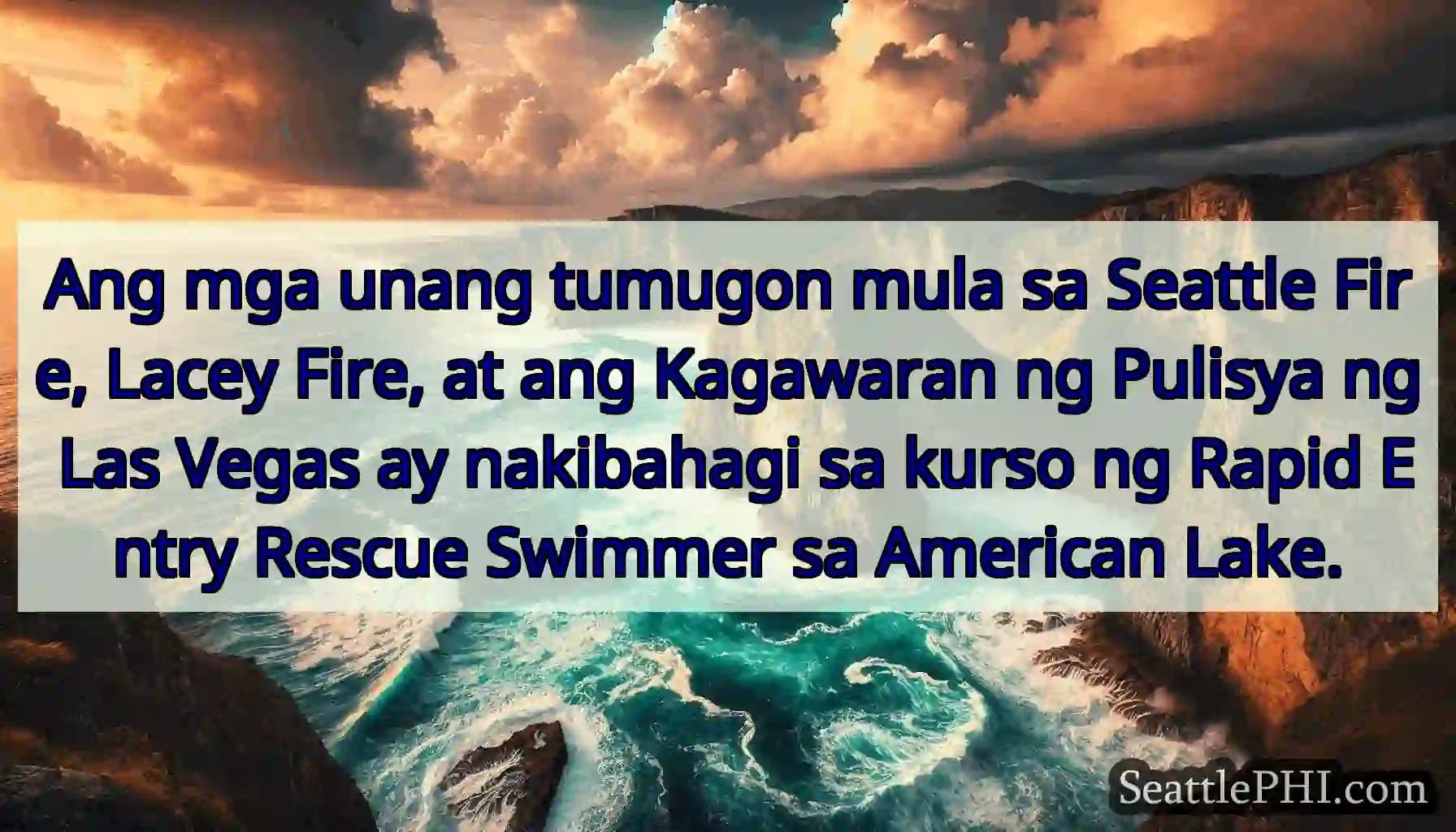 Ang mga unang tumugon mula sa Seattle Fire, Lacey