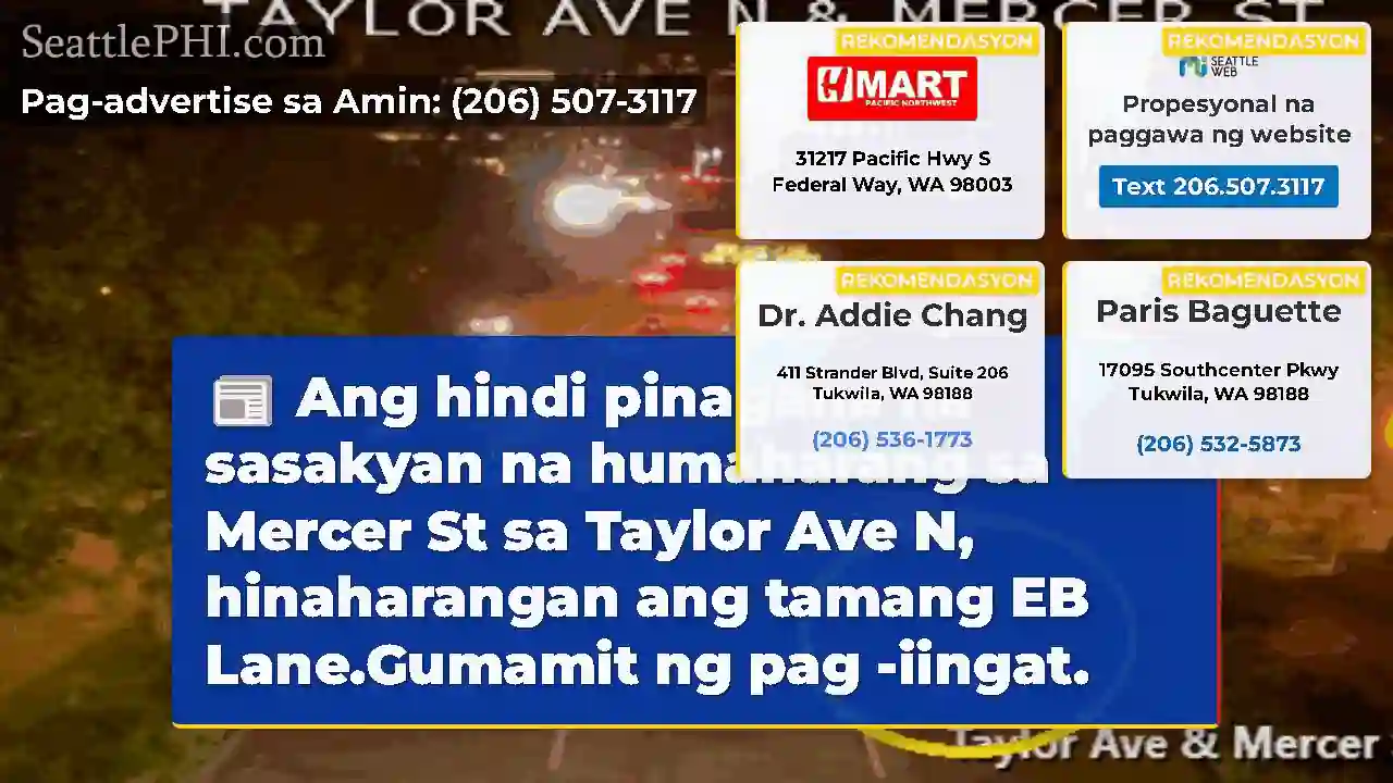 Ang hindi pinagana na sasakyan na humaharang sa