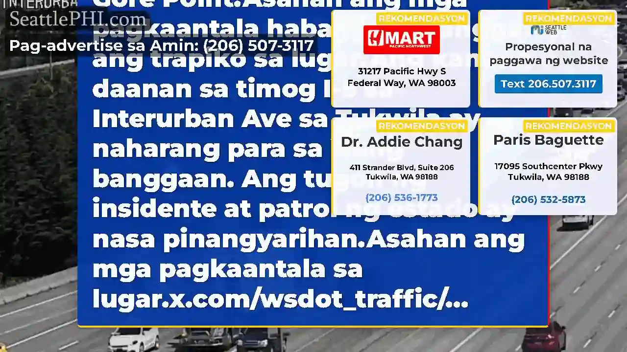 Malinaw: Ang banggaan na ito sa timog na I-5 sa