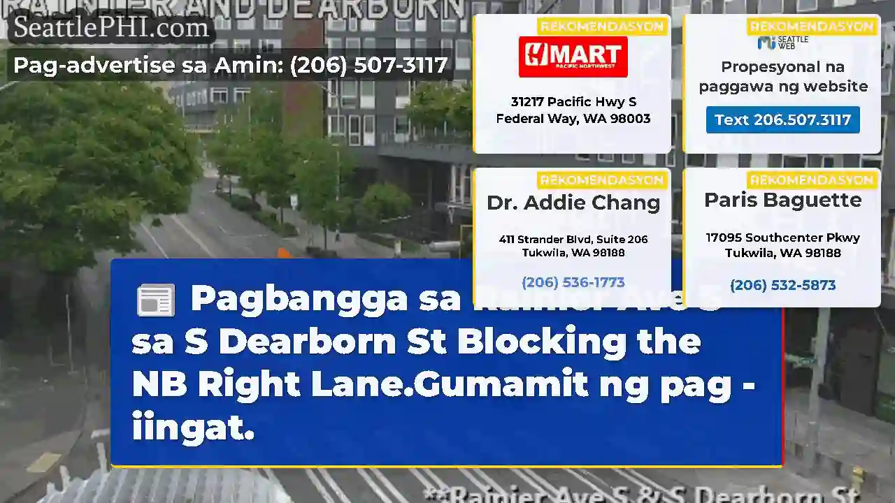 Pagbangga sa Rainier Ave S sa S Dearborn St