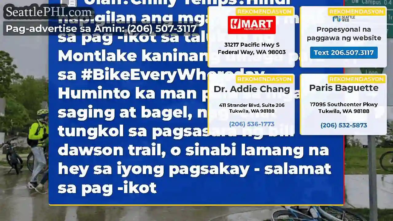 Ulan?Chilly Temps?Hindi napigilan ang mga gulong