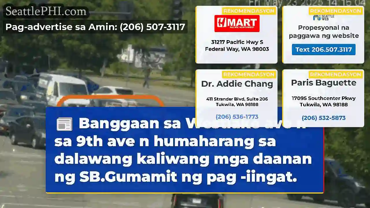 Banggaan sa Westlake ave n sa 9th ave n