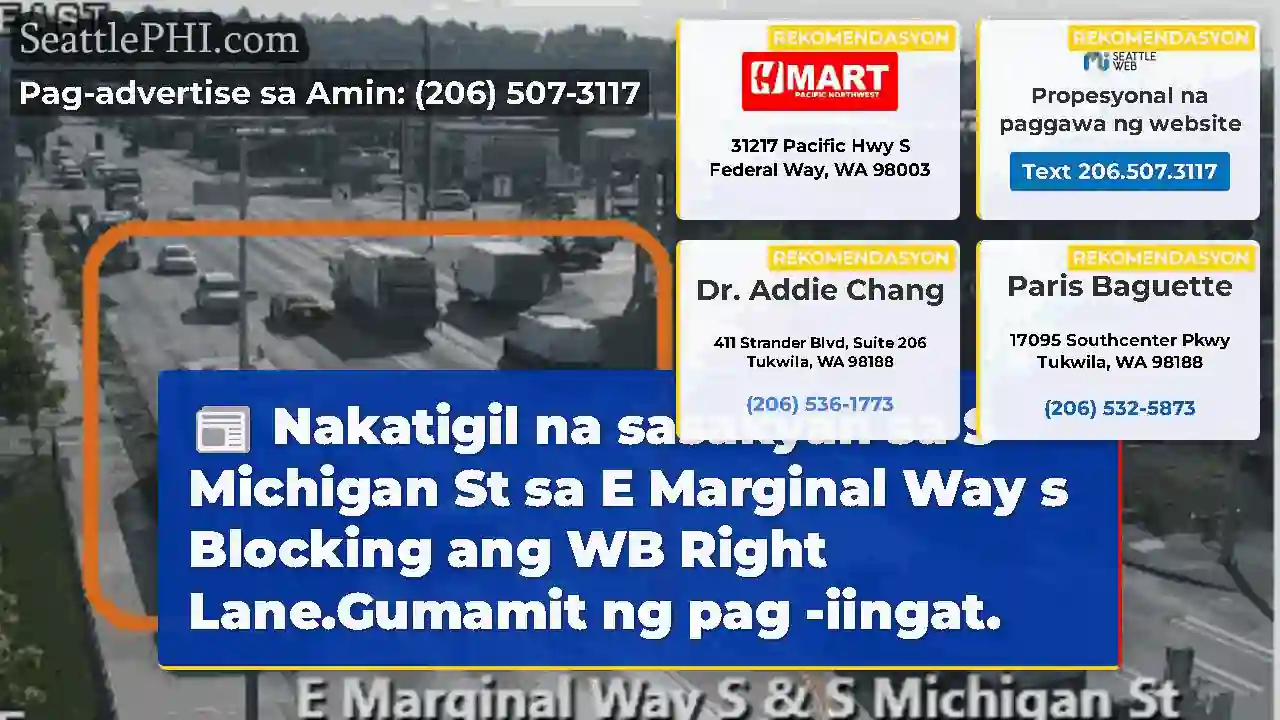 Nakatigil na sasakyan sa S Michigan St sa E