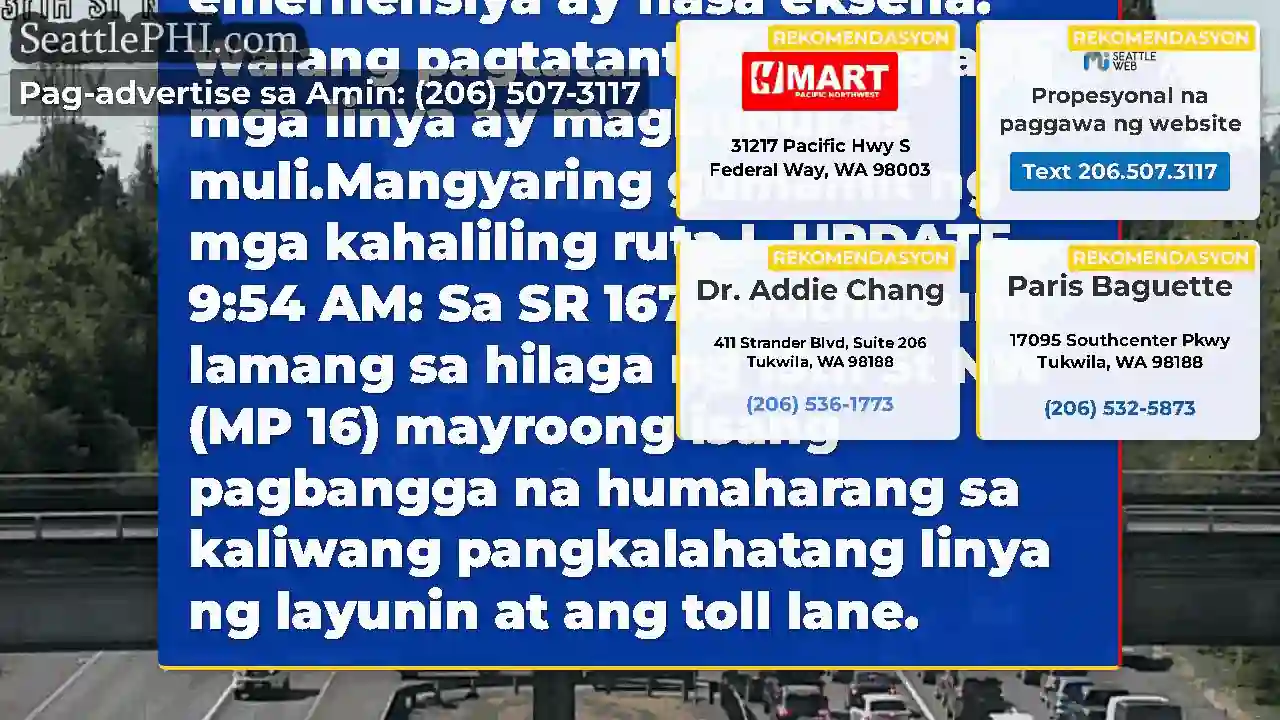 I -update ang 10:05 am: Lahat ng mga daanan ng SB